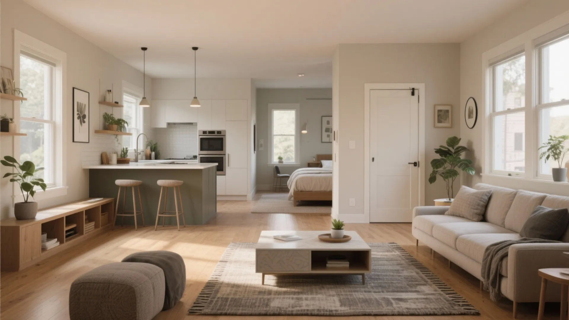 5 Creative Layouts for 1000 Sq Ft 2-Bed Homes: Smart small-space strategies I’ve used to make 1000 sq ft two-bedroom plans feel roomy and livable