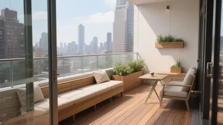 10 Feet Balcony Design: 5 Smart Ideas