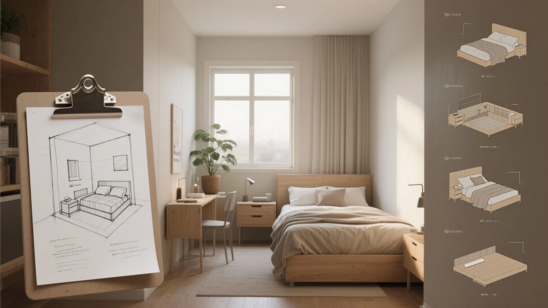 10x10 Bedroom Layout Ideas — 5 Small Plans: Practical, stylish bedroom layout ideas for a 10 x 10 room from a designer with 10+ years of small-space experience