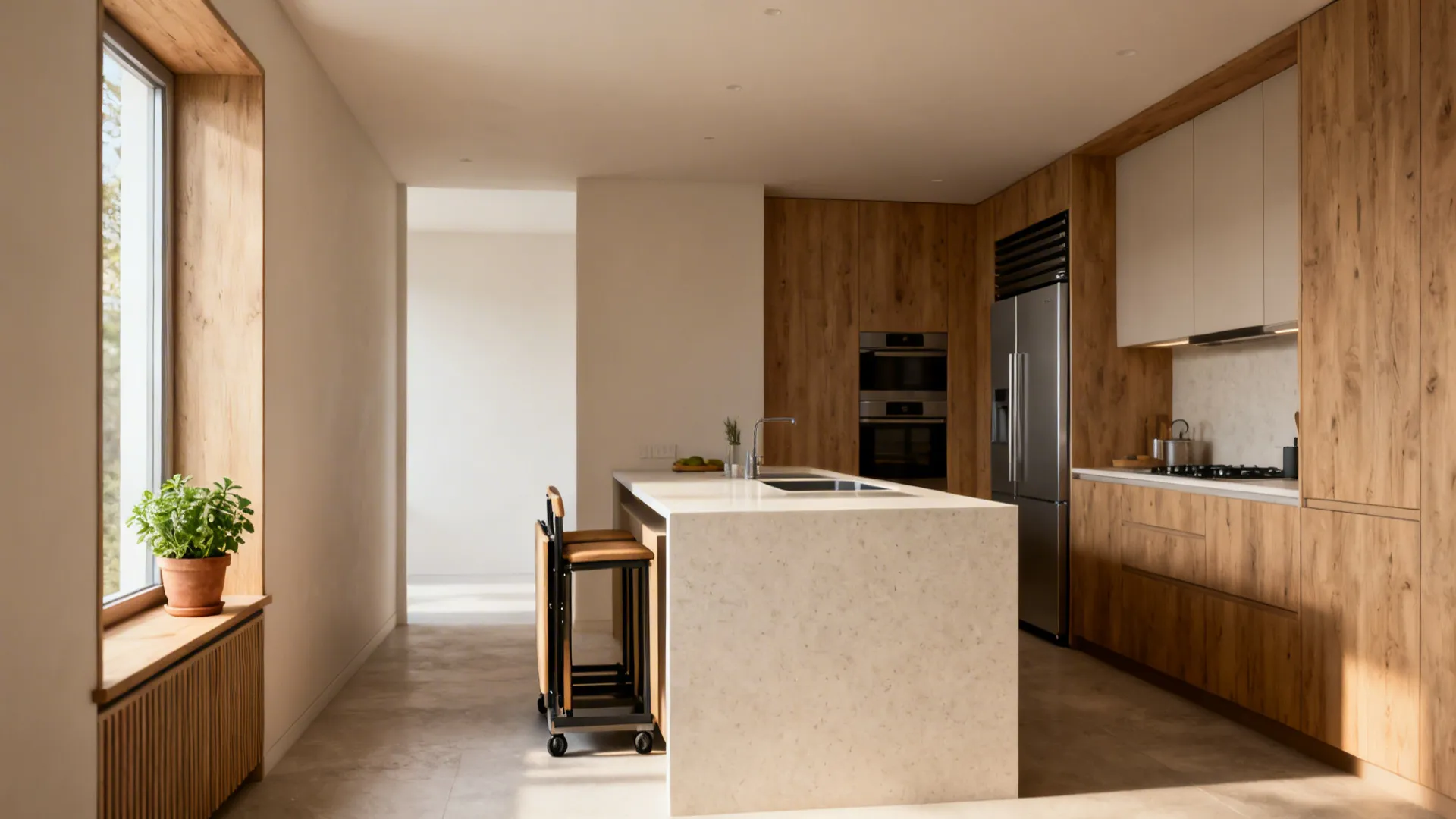 Make a 10x10 kitchen feel huge