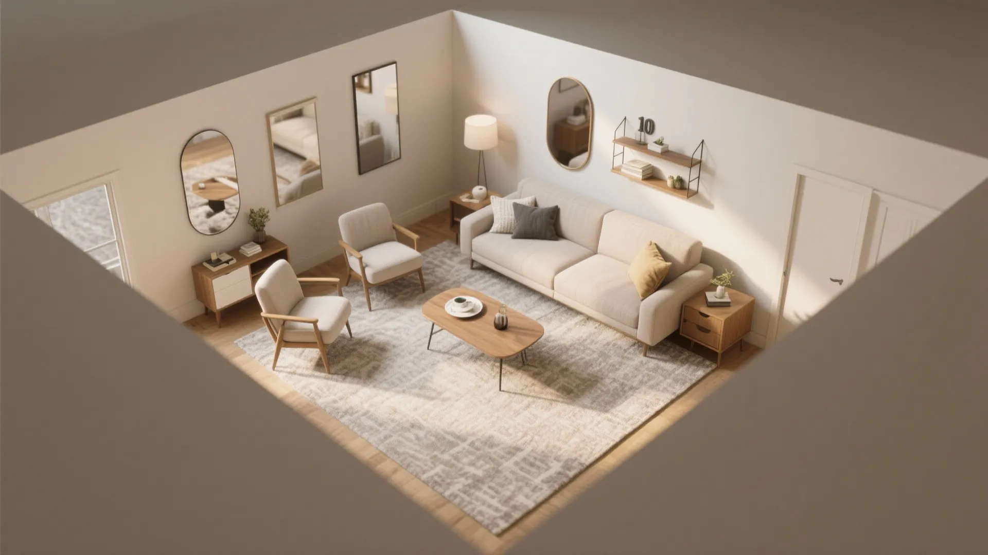 How to maximize a 10x10 living room