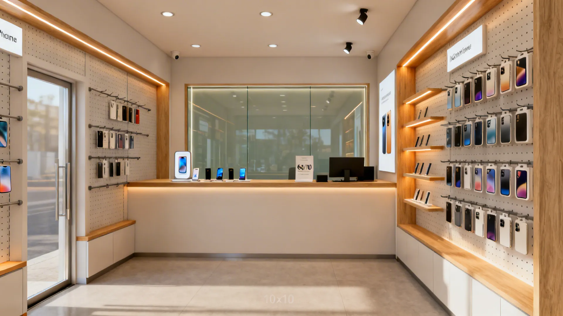 5 Smart Ideas for 10x10 Room Interior Design in a Mobile Shop