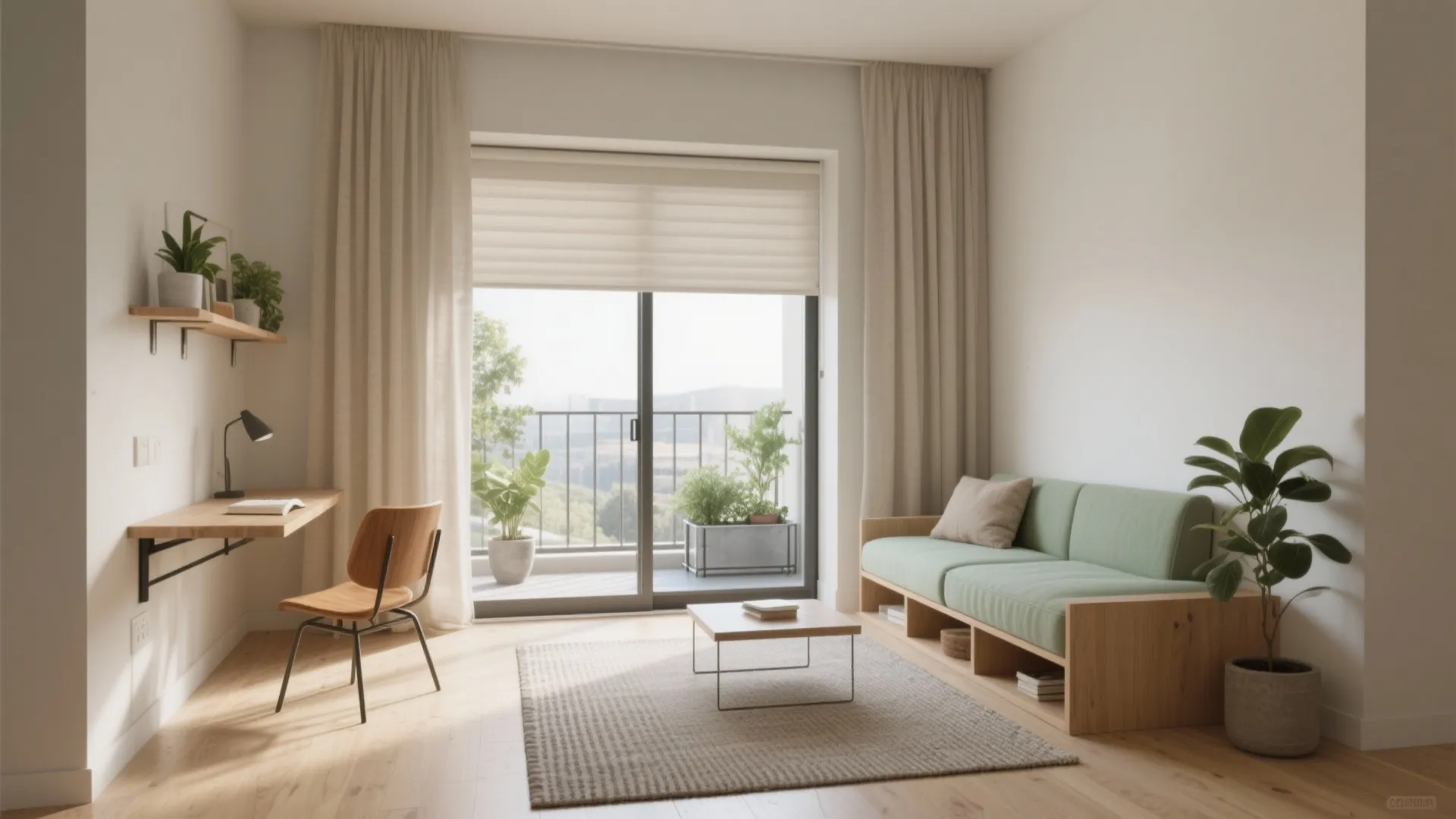 5 Ideas for a 10 x 10 Interior Room with Balcony: How to maximize light, storage, and comfort in a 10 x 10 interior room with balcony