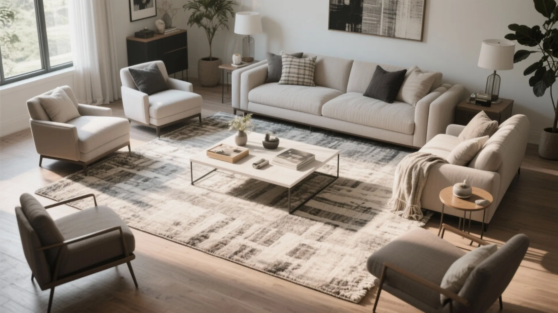 10 Brilliant Ideas for a 10x10 Rug in Your Living Room: Creative, cozy, and practical ways to style a 10x10 rug for maximum impact