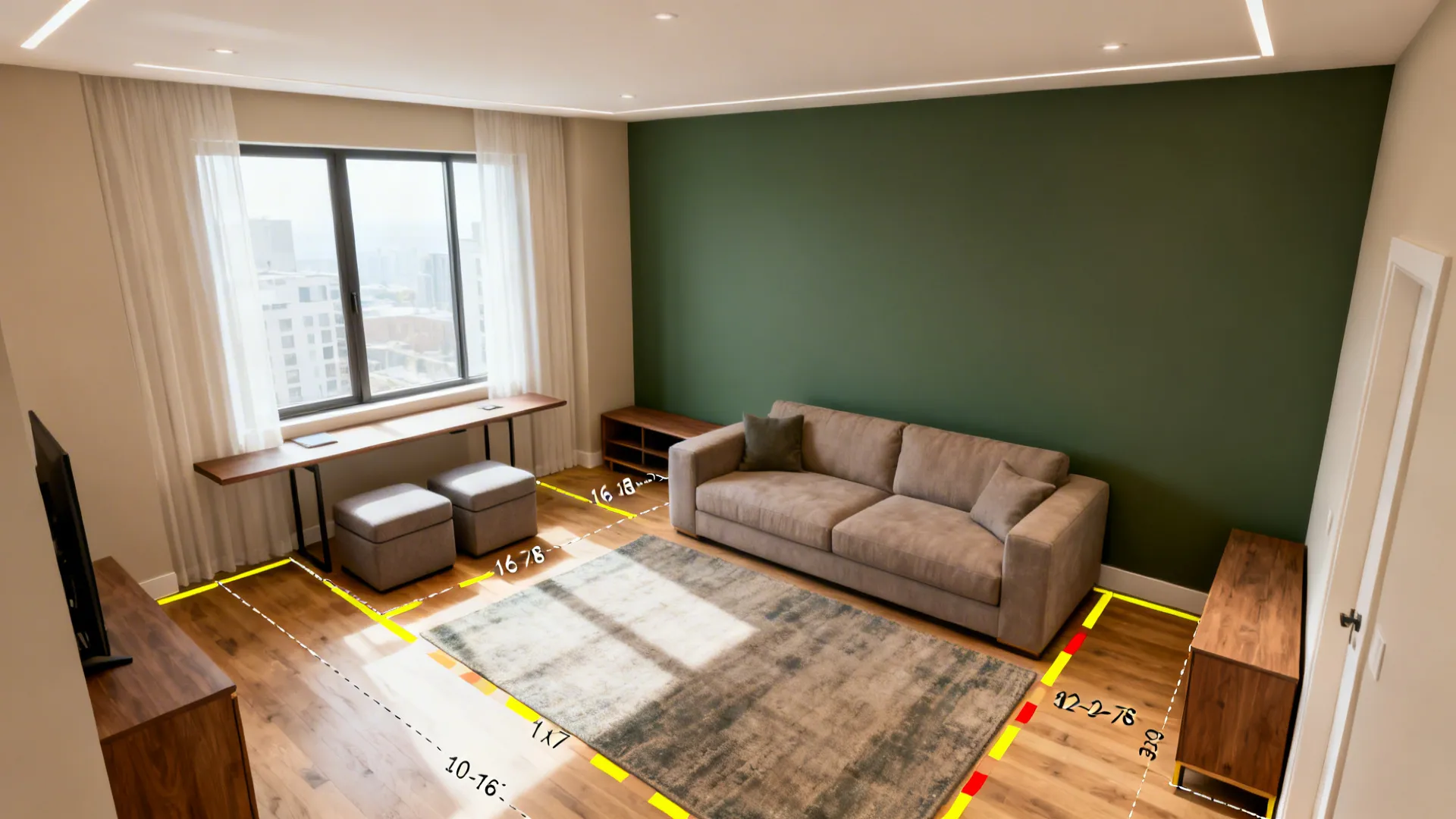 Zone-First Planning for an 11x17 Room