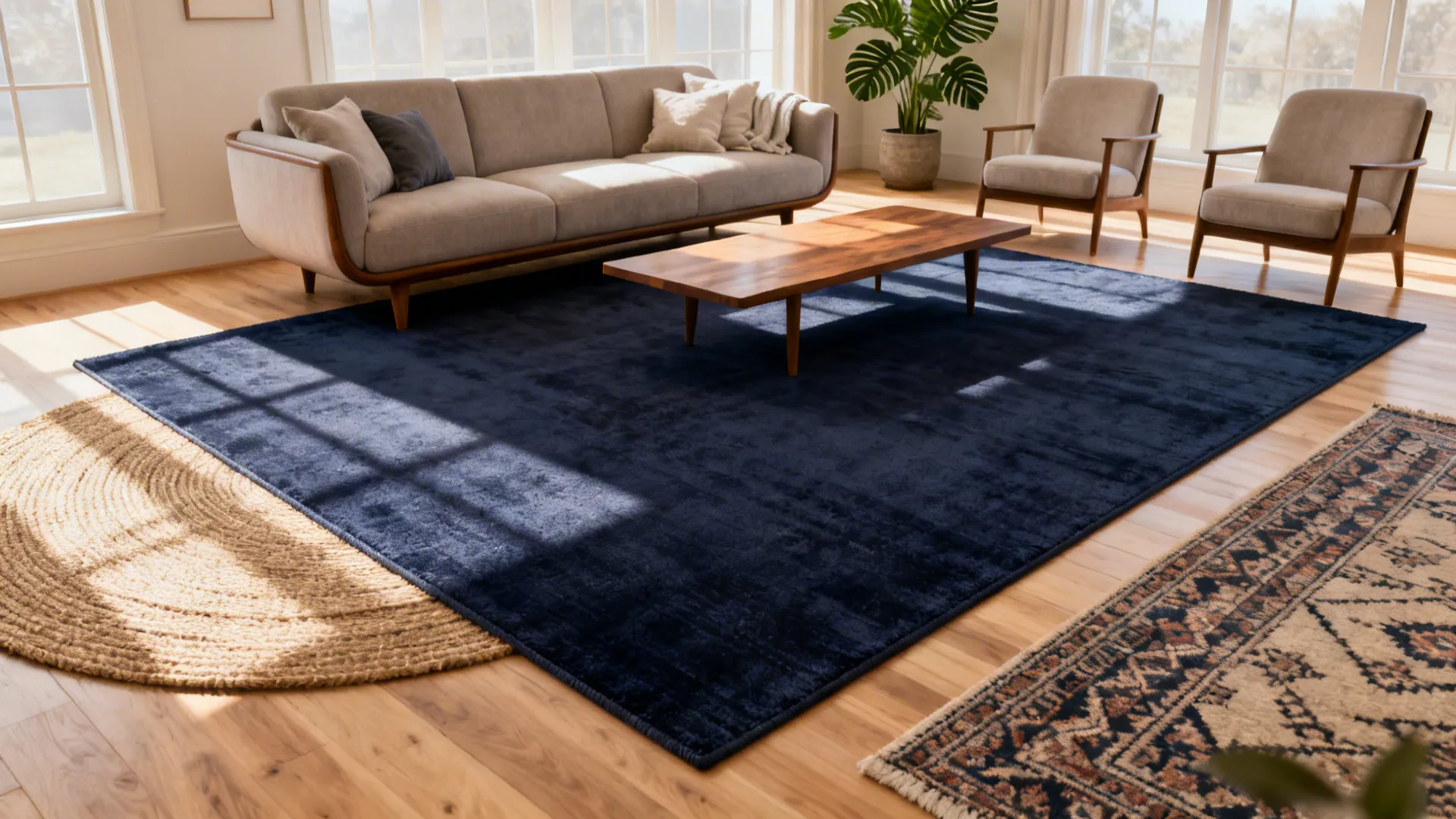 Extra Large Area Rugs: 5 Ideas for a 12x15 Living Room