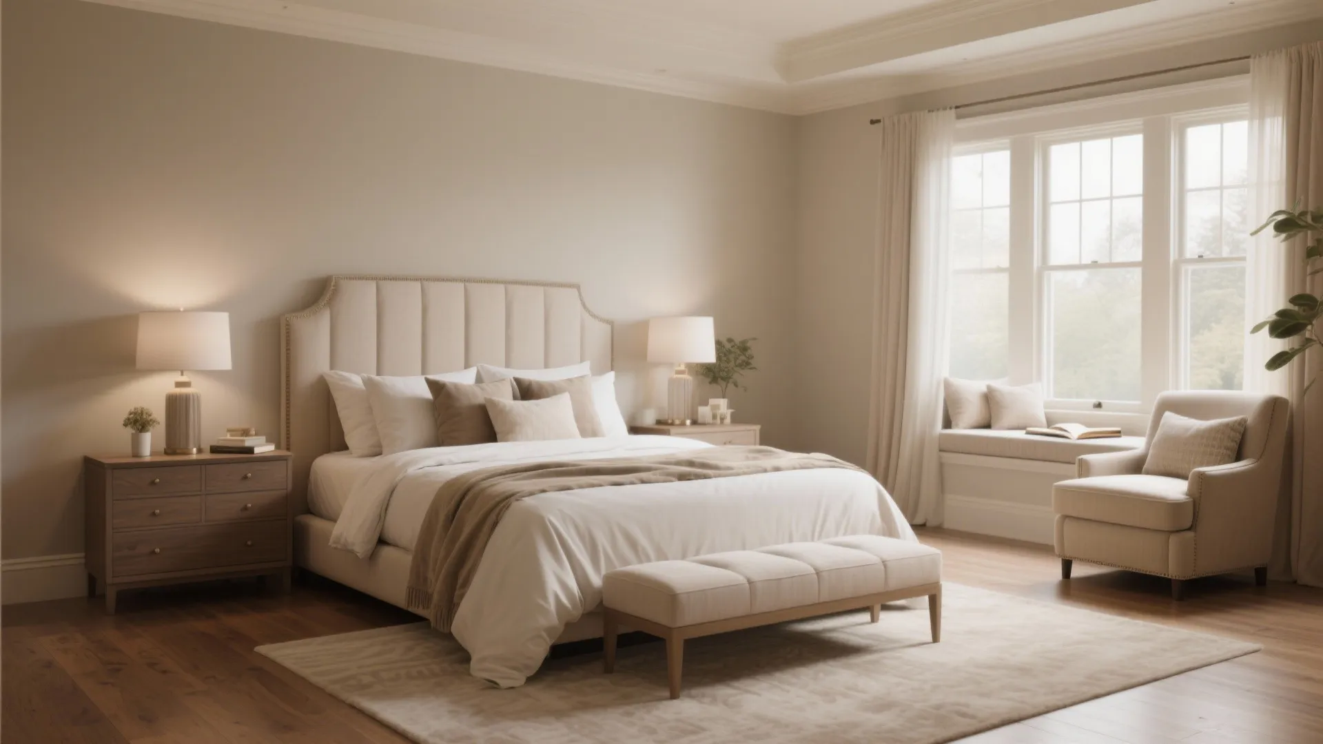 2. Ideal Master Suite: 14 x 16 feet