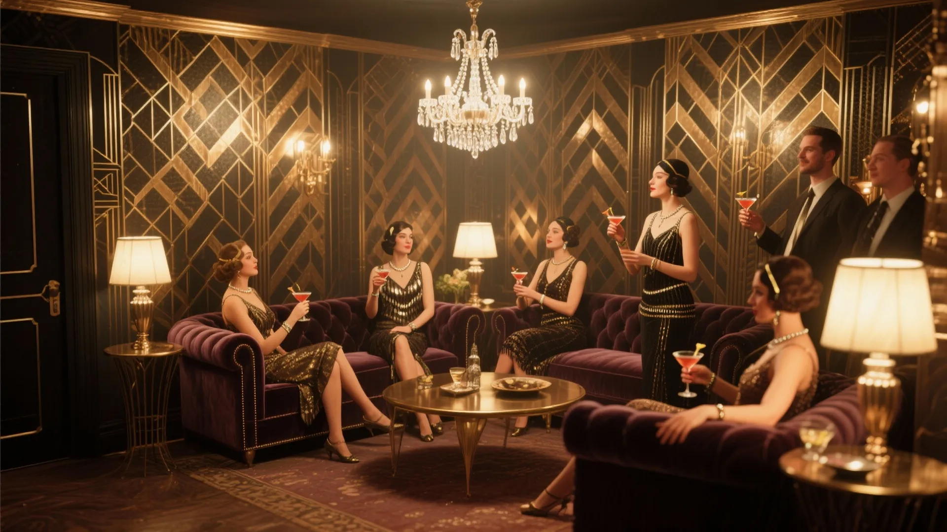 My Art Deco Night: 1920 Party Decoration Ideas You’ll Adore: 1 Minute to Spark the Glam of the Roaring Twenties in Your Home