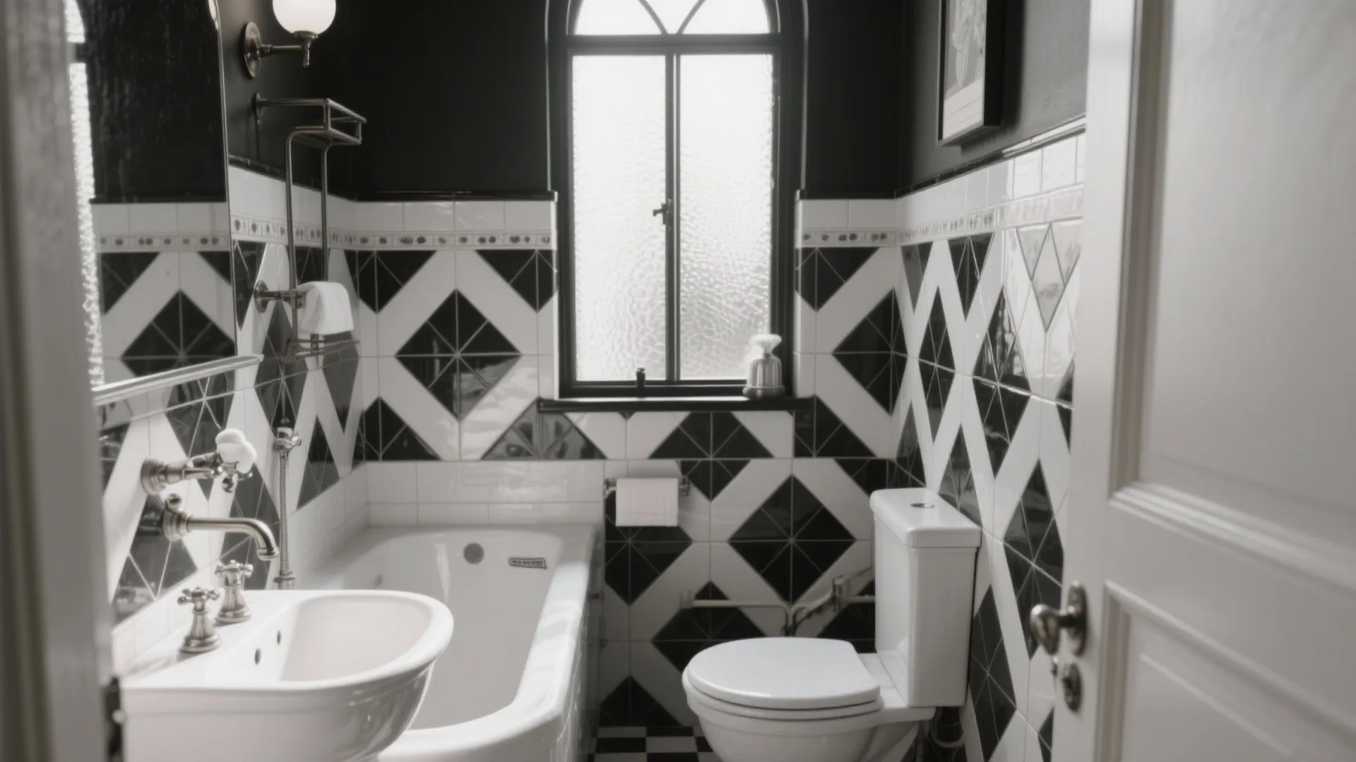 10 Bathroom Ideas with Black and White Tile: Fresh Design Inspiration for Timeless Black & White Bathrooms