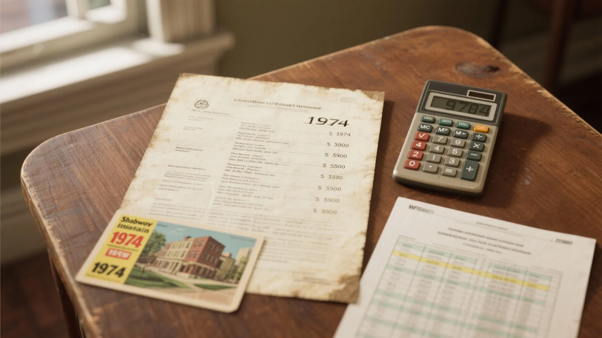 1. What the numbers looked like in 1974