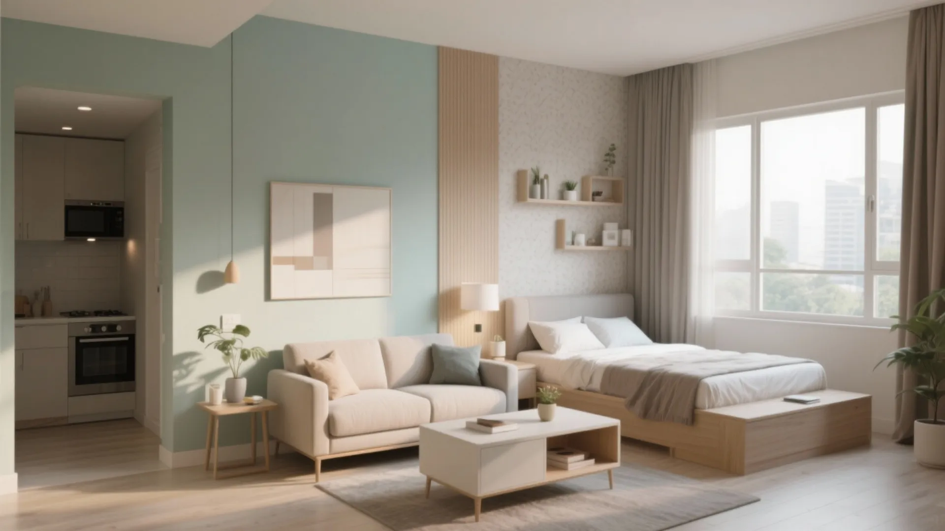 10 Creative 1 BHK Flat Colour Ideas: Smart Colour Choices to Make a 1 BHK Feel Spacious and Stylish