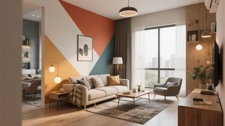 5 Stunning Colour Ideas for Your 1 BHK Flat