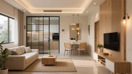 1 BHK Flat in Delhi NCR: 5 Smart Design Ideas