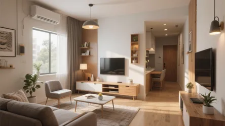 5 Smart Ideas for 1 BHK Flat Decoration