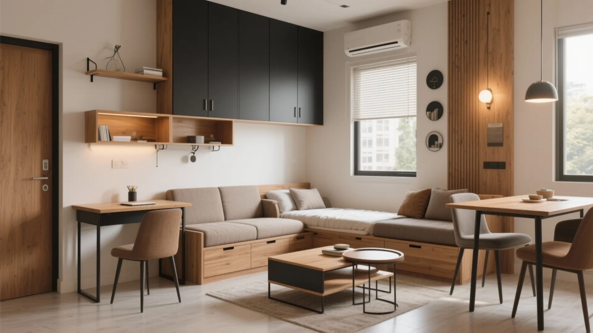 Multipurpose Furniture and Vertical Storage Wins