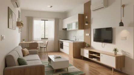 1 BHK Flat in Gachibowli: 5 Smart Interior Ideas