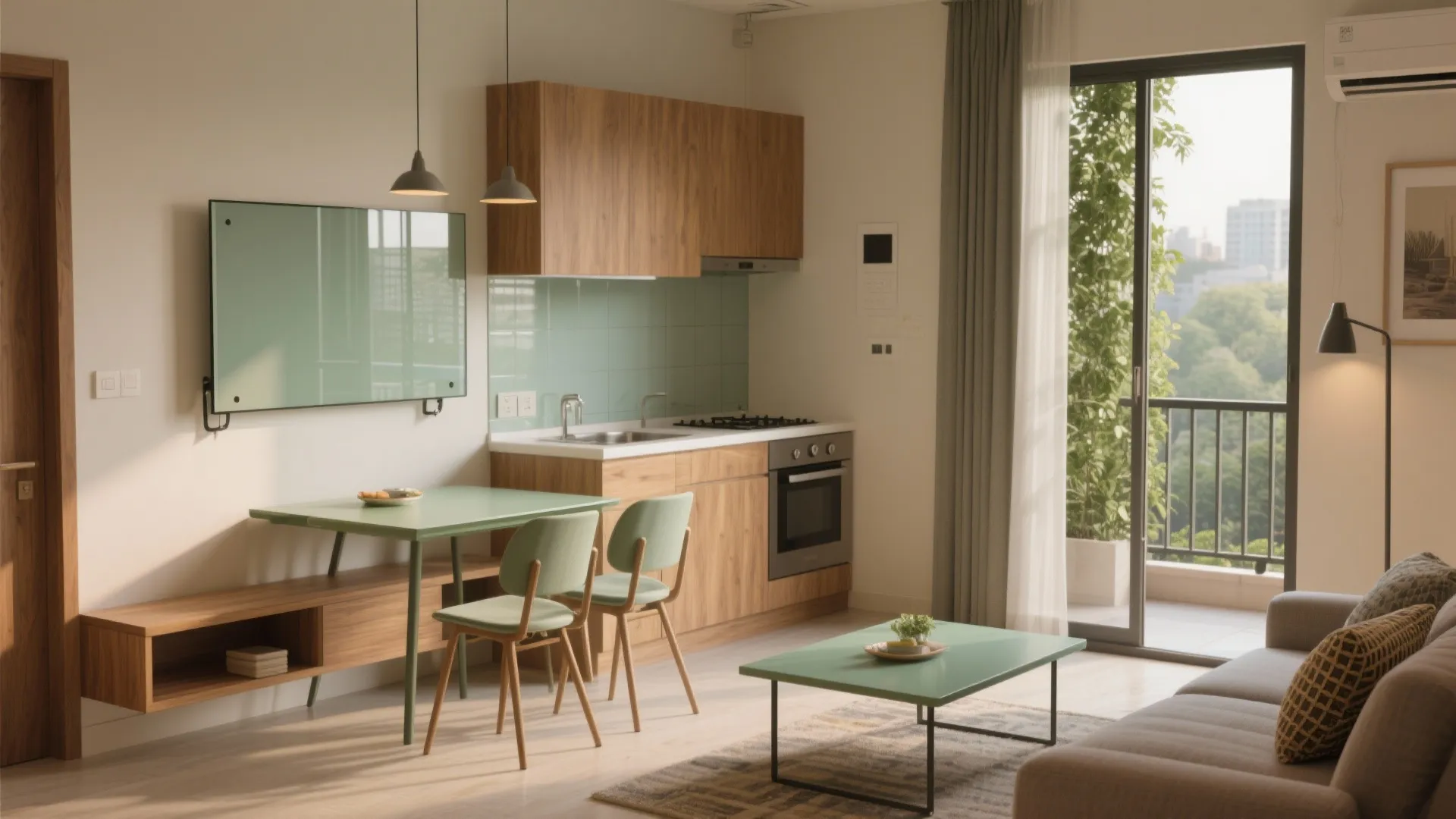 5 Smart Ideas for a 1 BHK Flat in Gurugram: Small-space strategies for layout, kitchen, storage, light, and materials—grounded in real projects and expert guidance.