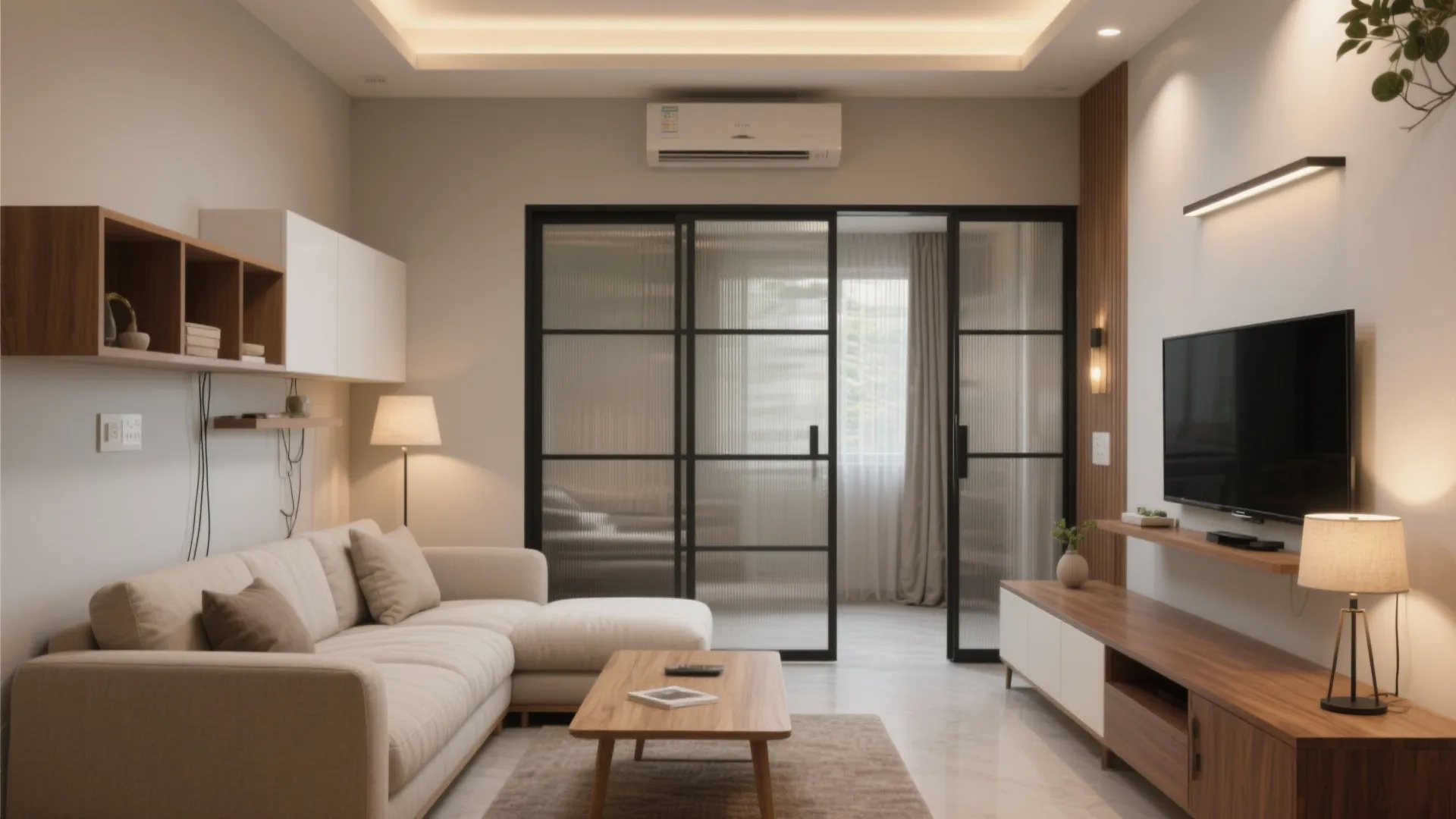 1 BHK hall interior design: 5 space-smart ideas: Real project lessons and five flexible, stylish ways to make a small hall feel open, calm, and multifunctional