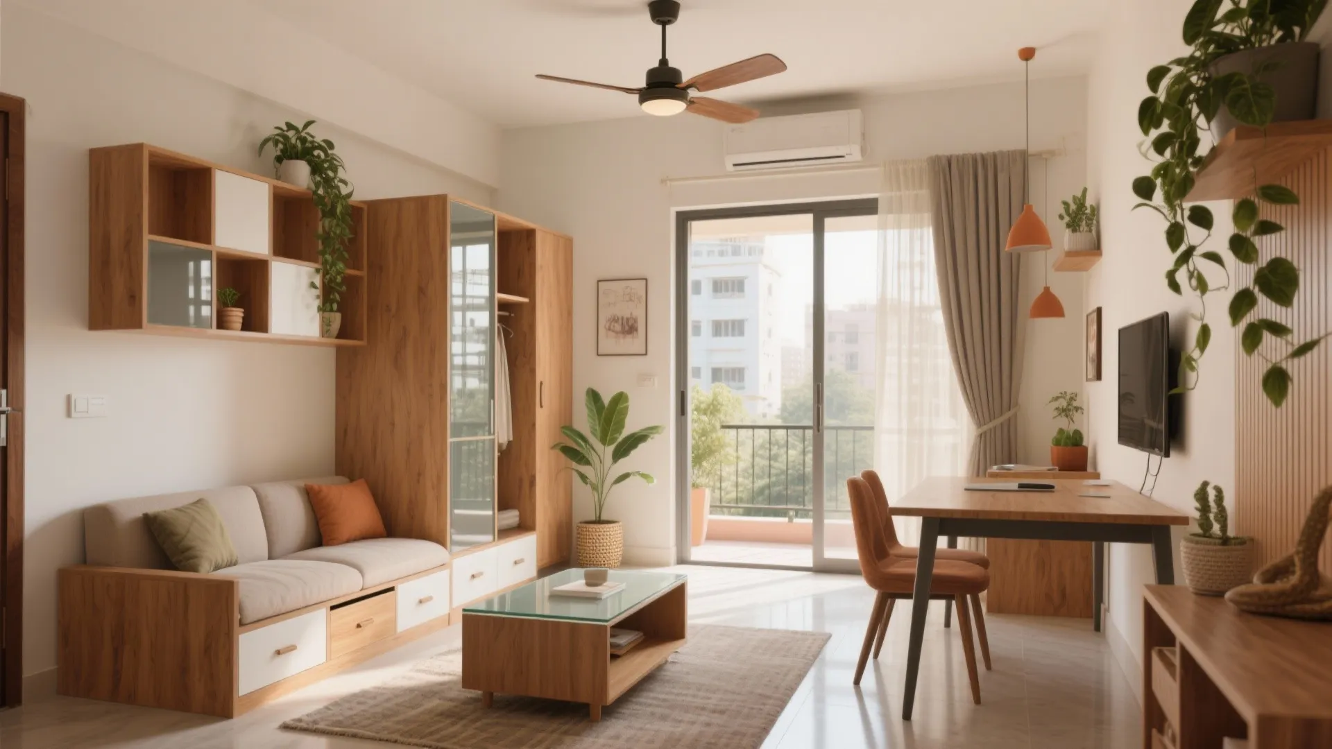 5 Design Ideas for a 1 BHK Apartment in Ahmedabad: Small space, big creativity: my go-to ways to make a 1 BHK in Ahmedabad feel brighter, smarter, and more livable—grounded in real projects and expert guidelines.