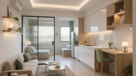 5 Smart 1 BHK Flat Interior Design Ideas