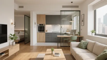 1 BHK Flat Design: 5 Space‑Smart Ideas