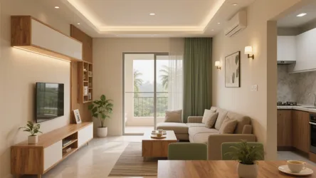 1 BHK Flat in Hinjewadi: 5 Smart Design Ideas