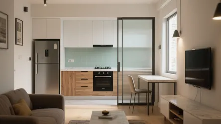 1 BHK Apartment: 5 Smart Kitchen & Home Ideas