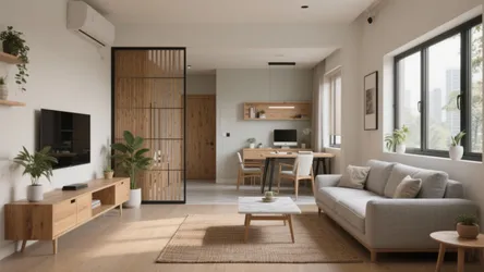 5 Ideas for 1 BHK Flat Interior Design Images