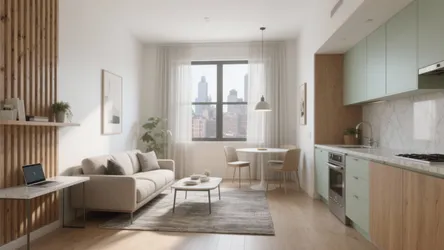 1 BHK apartment in Jersey City: 5 smart design ideas