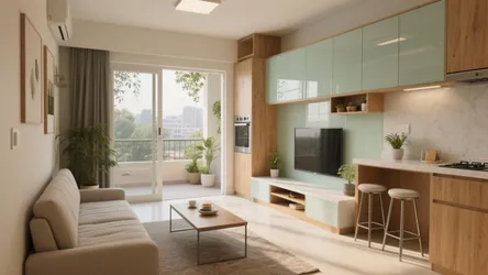 5 Design Ideas for a 1 BHK Flat in Hyderabad Gachibowli