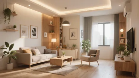 5 Creative Ideas for 1 BHK Living Room Decor