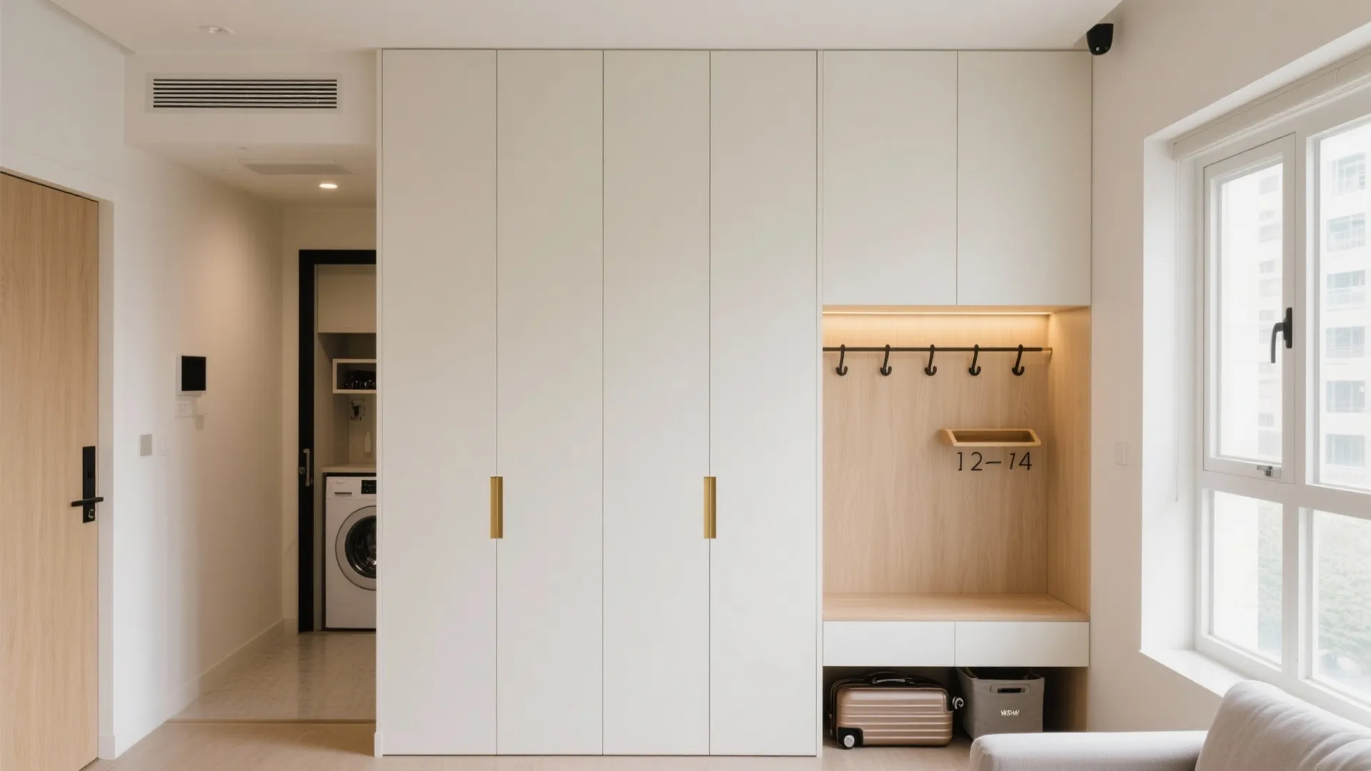 Minimalist Storage Walls That Disappear Clutter