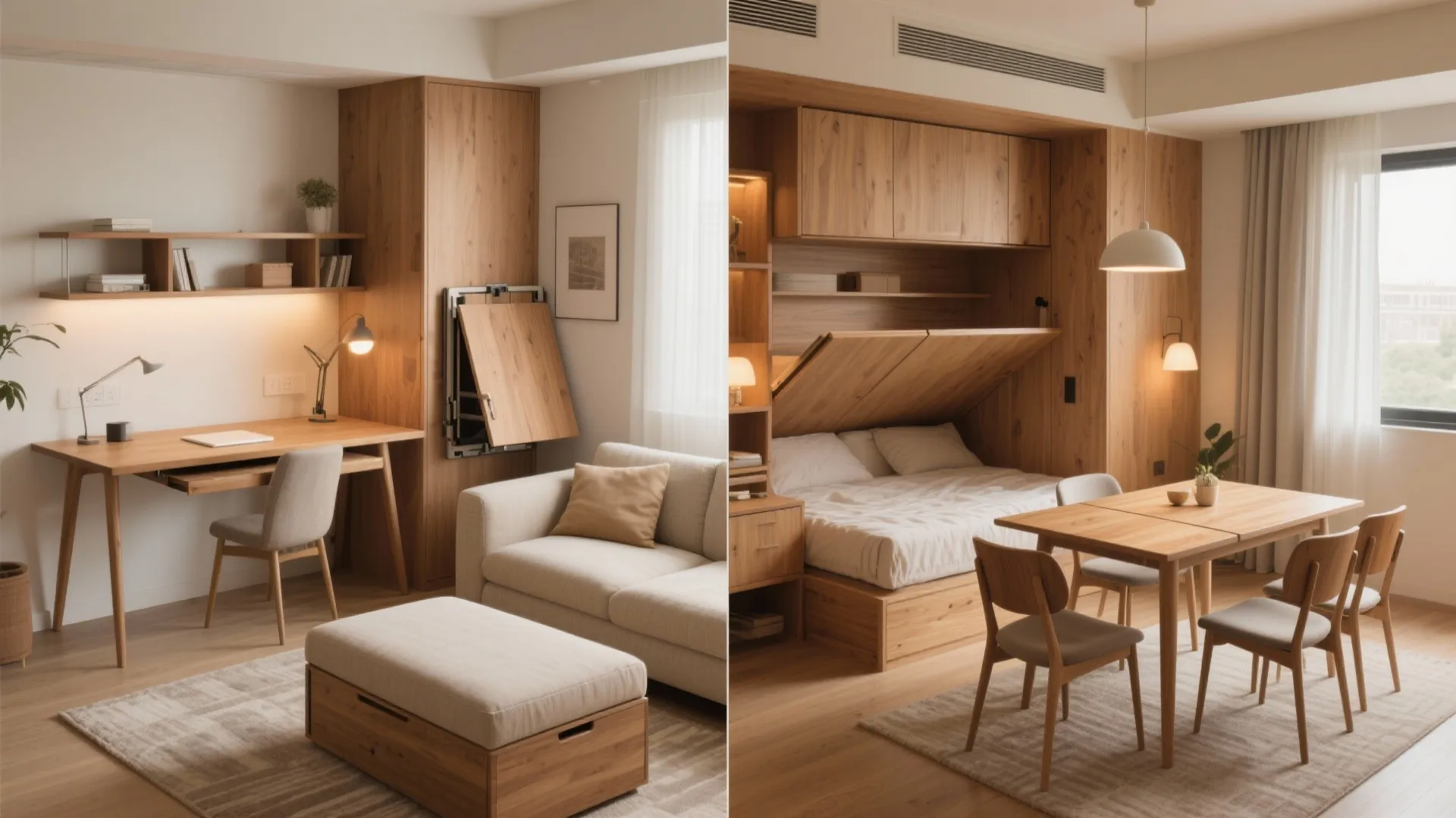 Transforming furniture that works double time