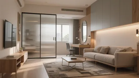 1 BHK Flat Interior Design: 5 Smart Ideas