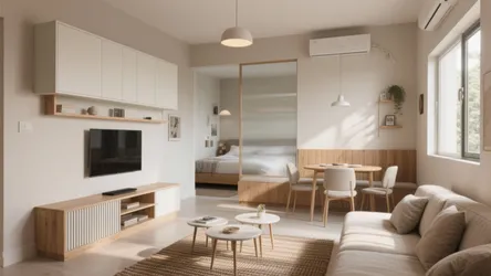 1 BHK Flat Interior Decoration: 5 Ideas That Work