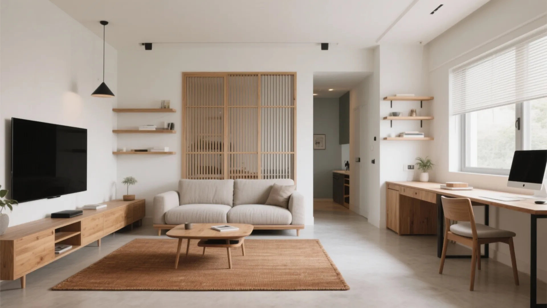 1) Zoning a 1 BHK Like a Studio