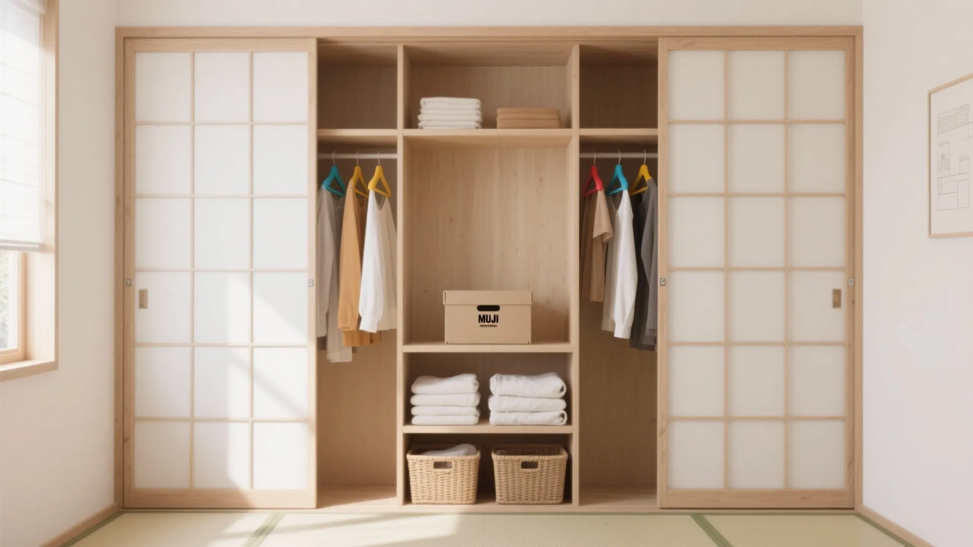 Tips 3: クローゼットは“二人の身支度動線”で左右分け（收納技巧と秩序）