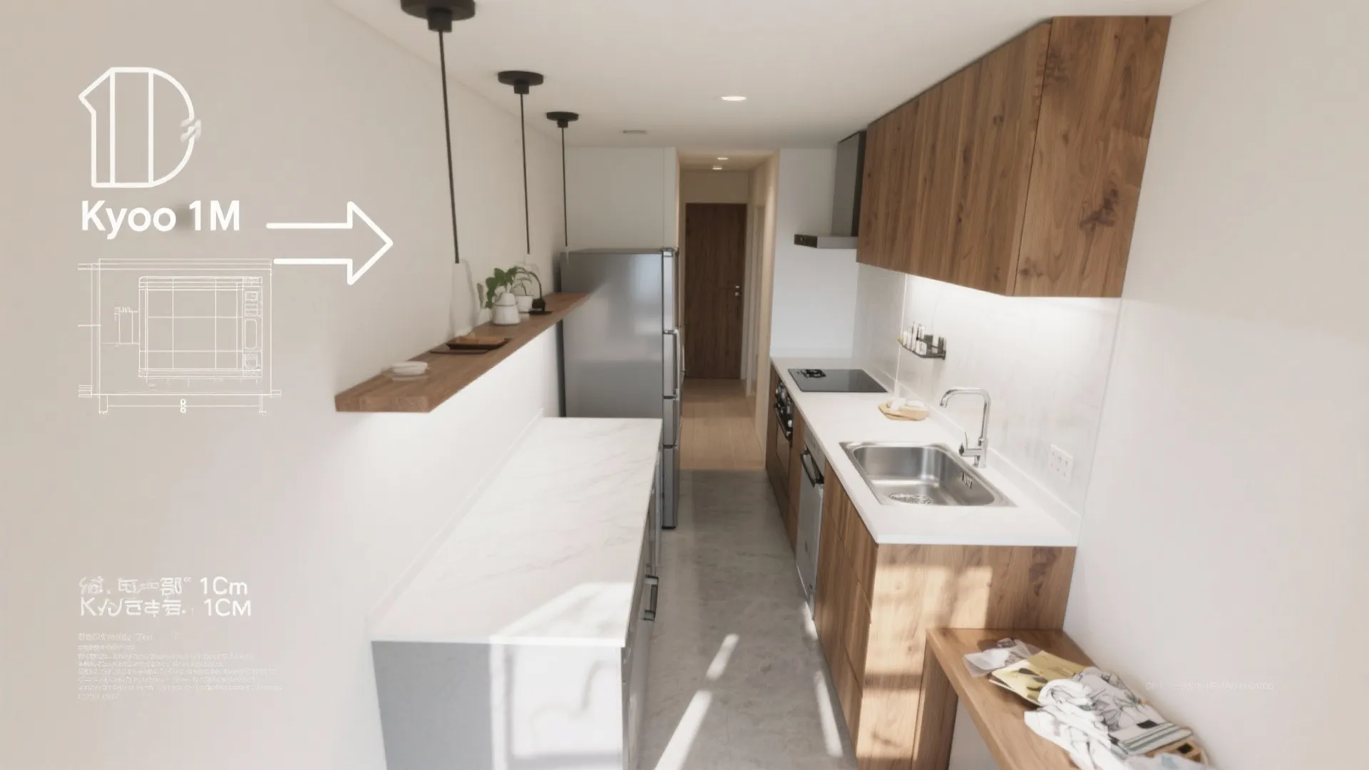 Tips 4: 同時作業のためのキッチン動線計画（動線規劃とワークシェア）