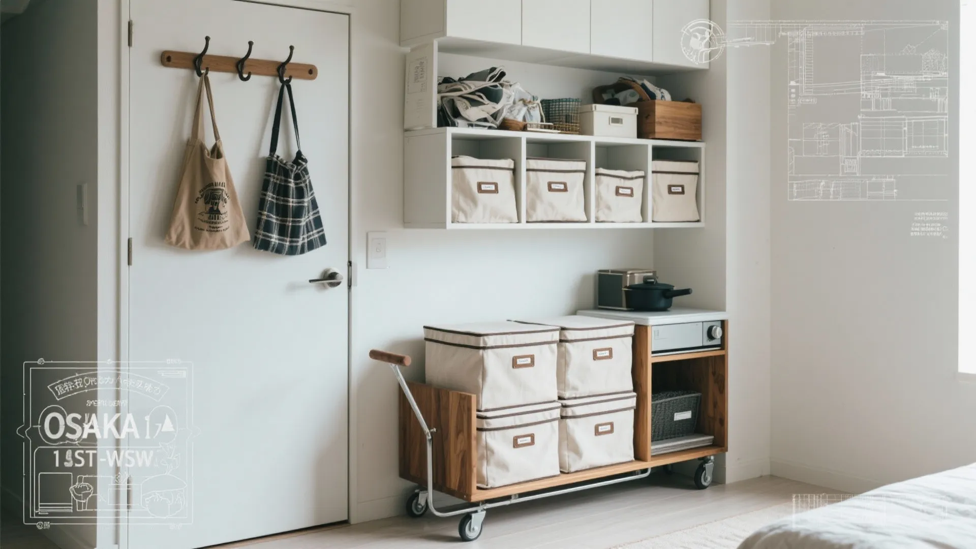 Tips 3: 二人分を隠す“収納技巧”は3ステップで組む