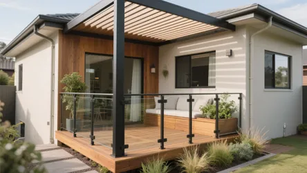 5 Ideas for 1 floor house balcony design