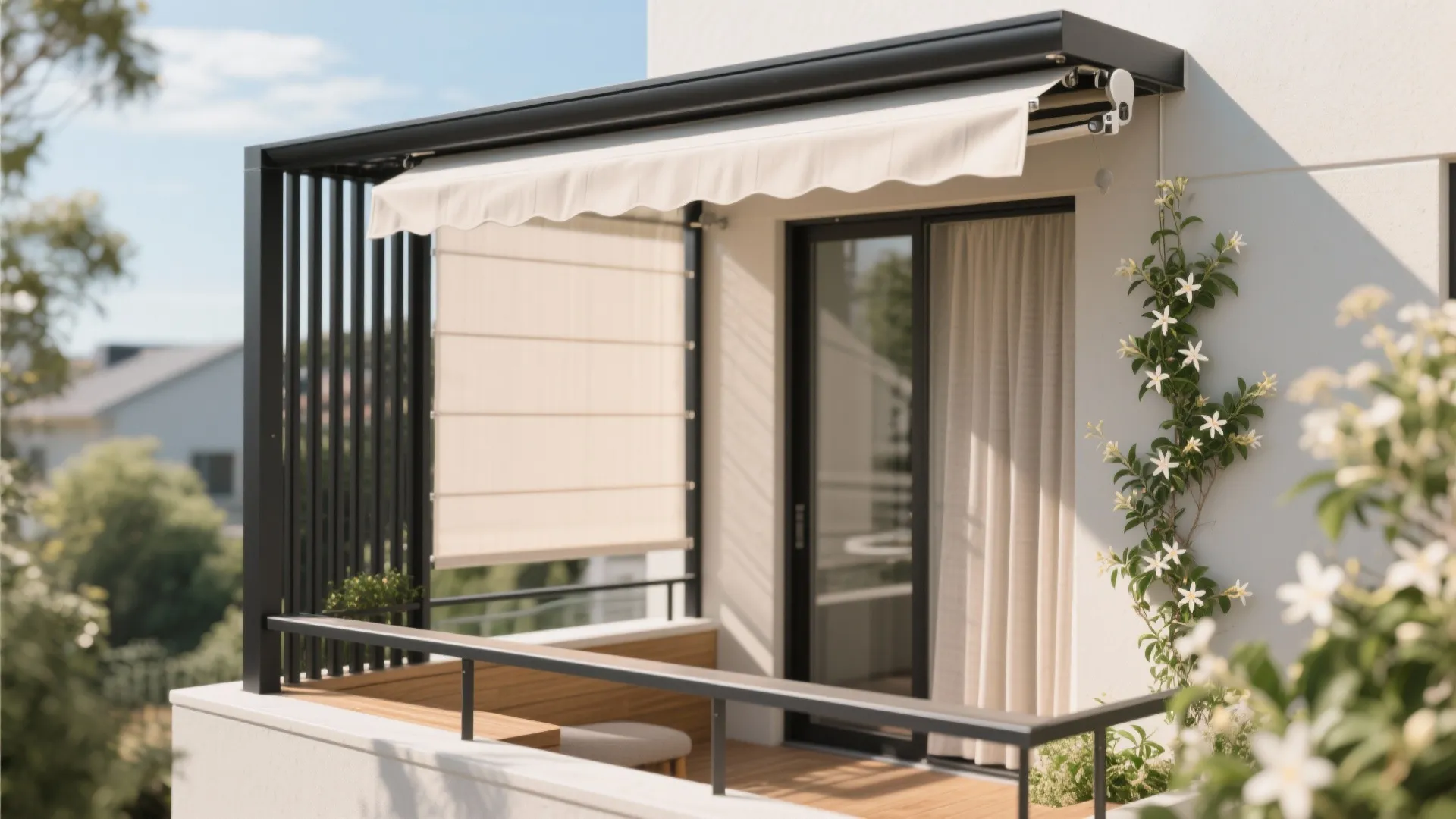Shade Strategy: Micro Pergola, Awning, and Fabric Layers