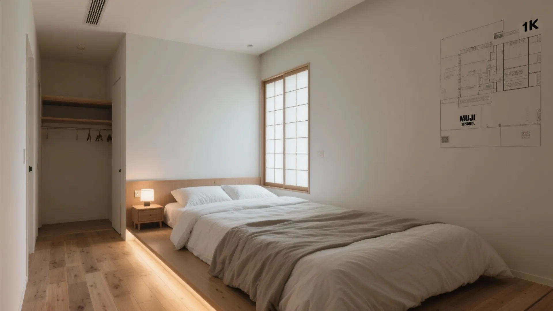 Tips 4: ベッド周りは“回り込まない”動線に（日式風格）