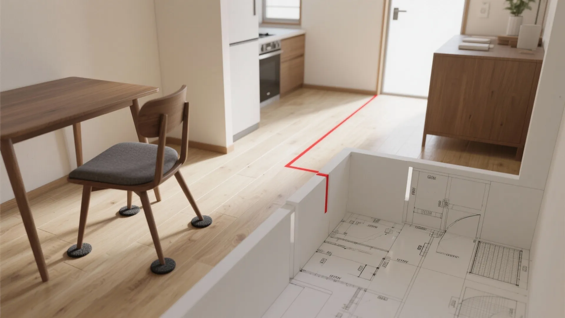足音対策は床だけではない：動線計画と家具脚で“発生源”を弱める