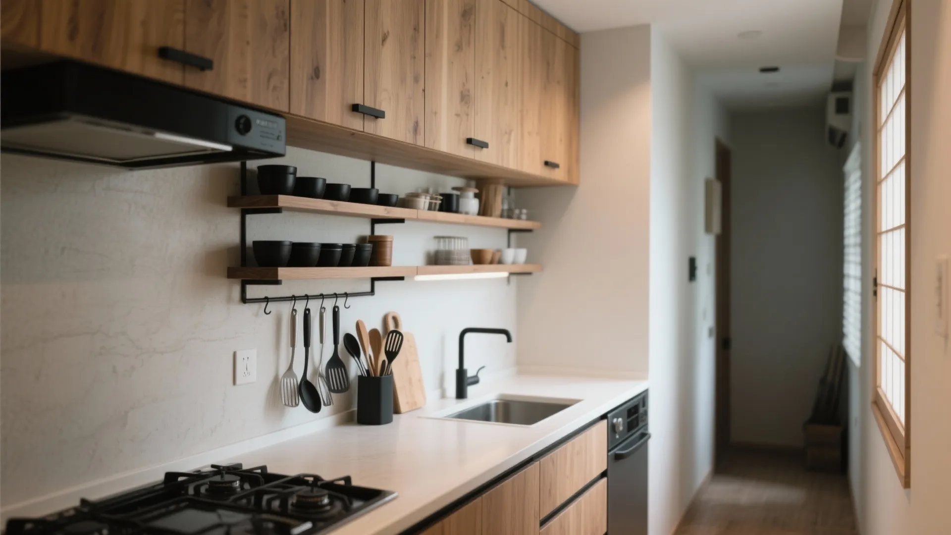 Tips 3: 1Kはキッチン背面を“出し入れ最短”にする（収納技巧×大阪・京都でも有効）