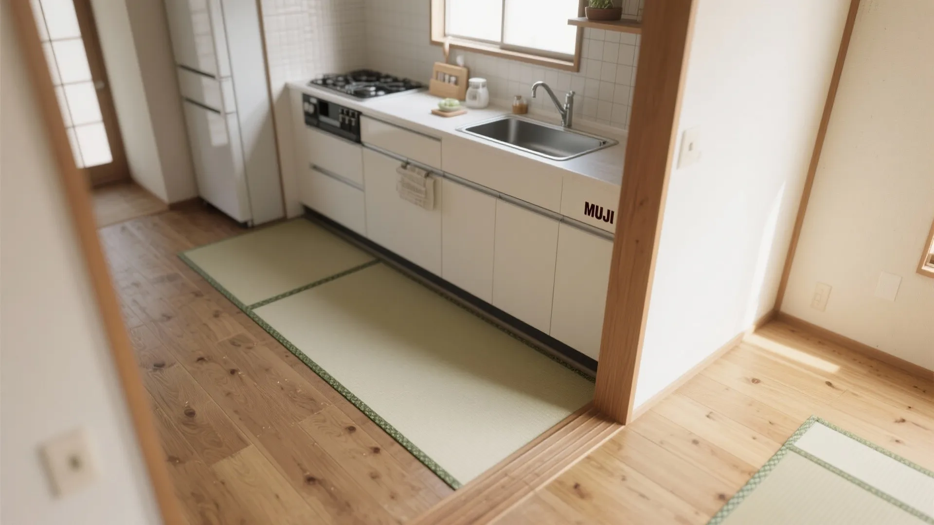 Tips 6: 床を守る二重防衛—ジョイントマット＋点検口周りの撥水（収納と日式風合いの両立）