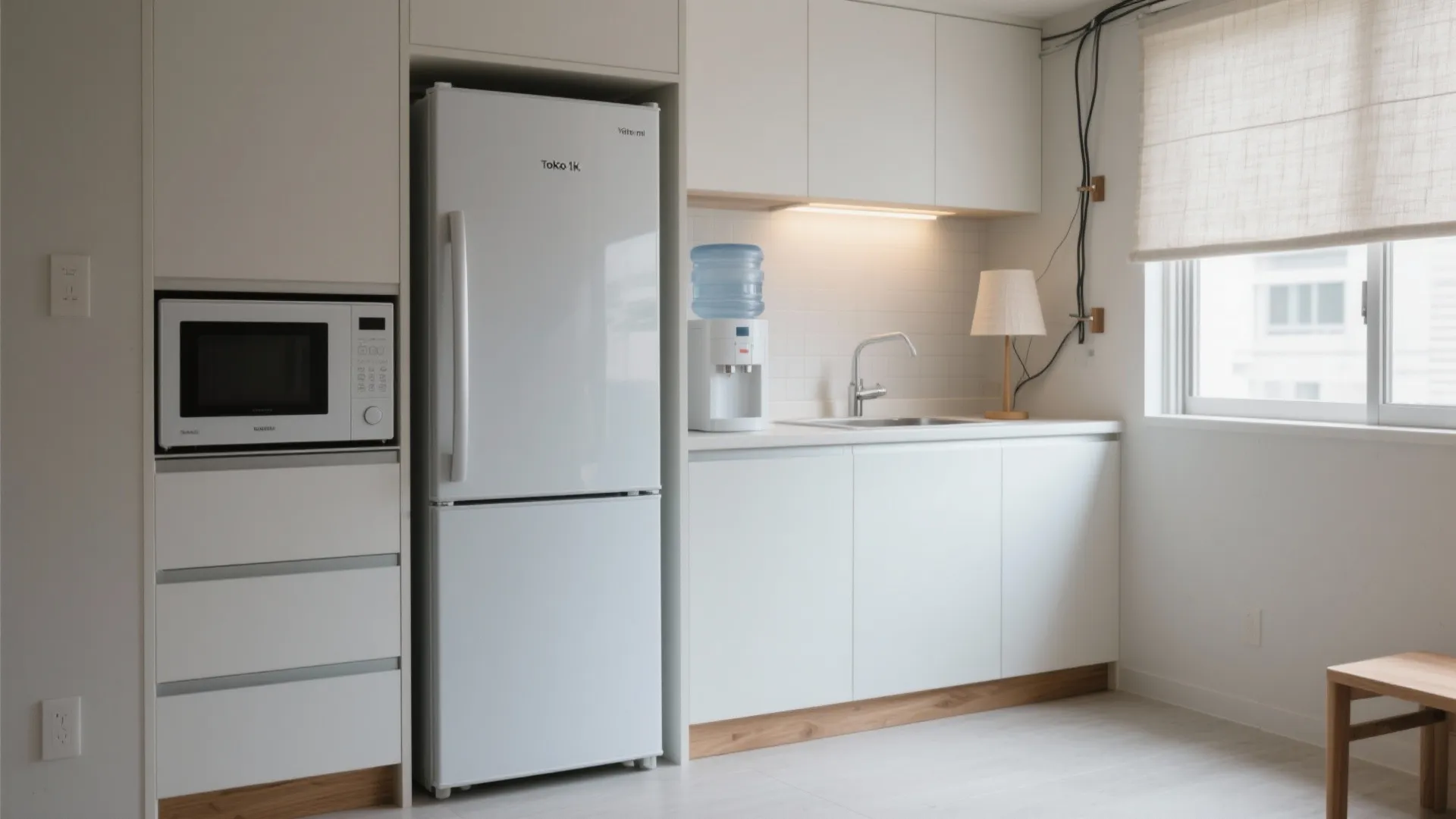 キッチン側の“縦ライン”に沿わせる動線計画（動線规划＋日式风格）