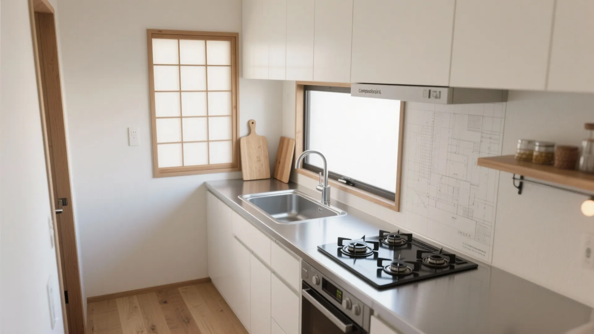 Tips 1: 東京小户型の動線規則でミニキッチンを整える