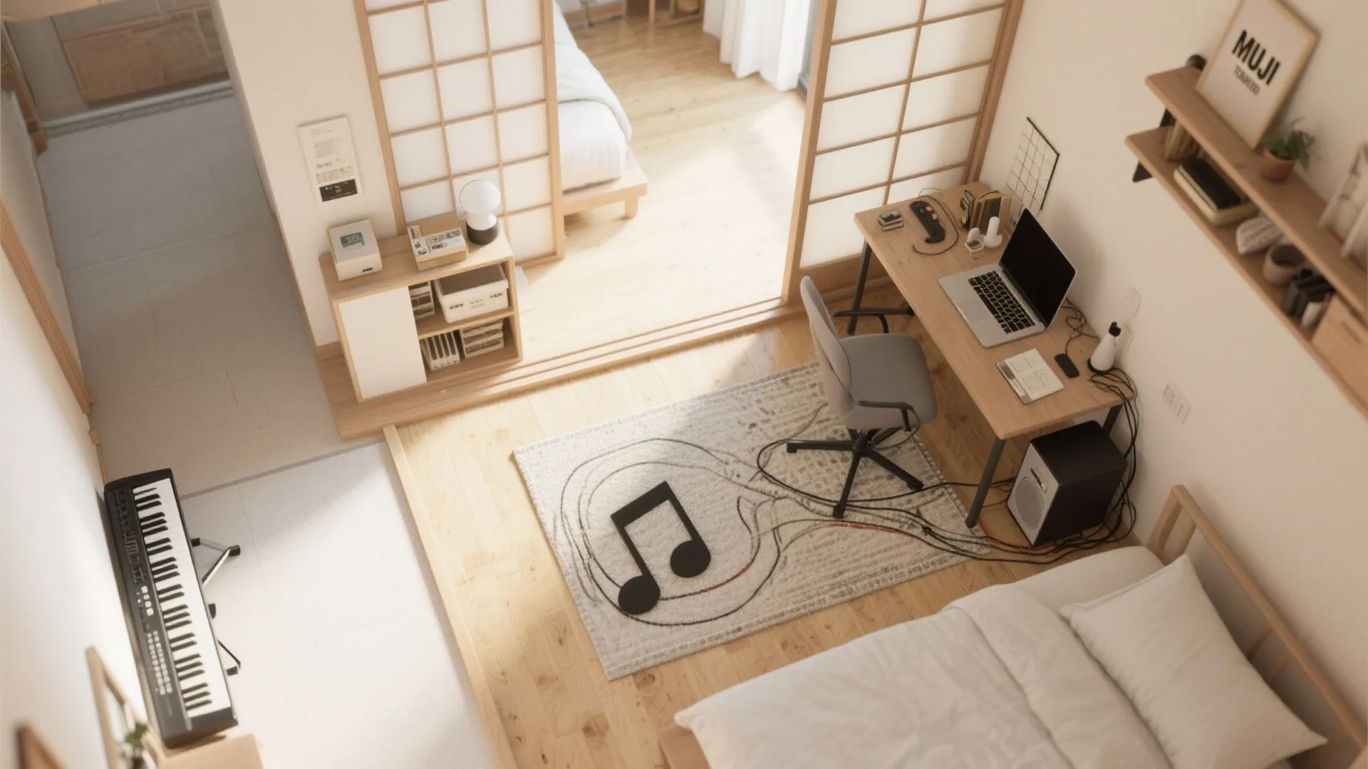 Tips 3: 動線規劃で“演奏ゾーン”を分ける（動線規劃）