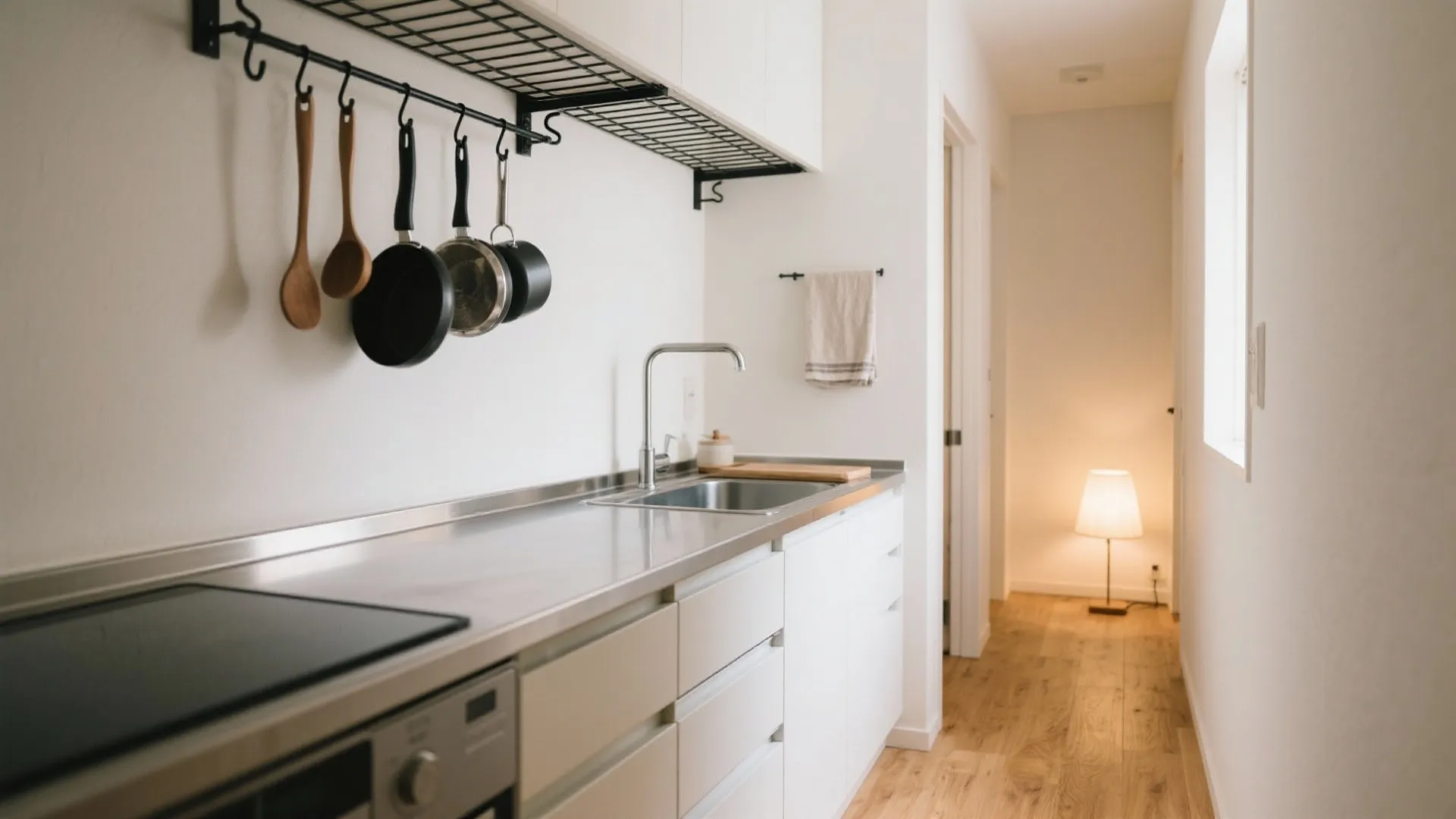 小さなキッチンを最大化する収納技巧（收納技巧）