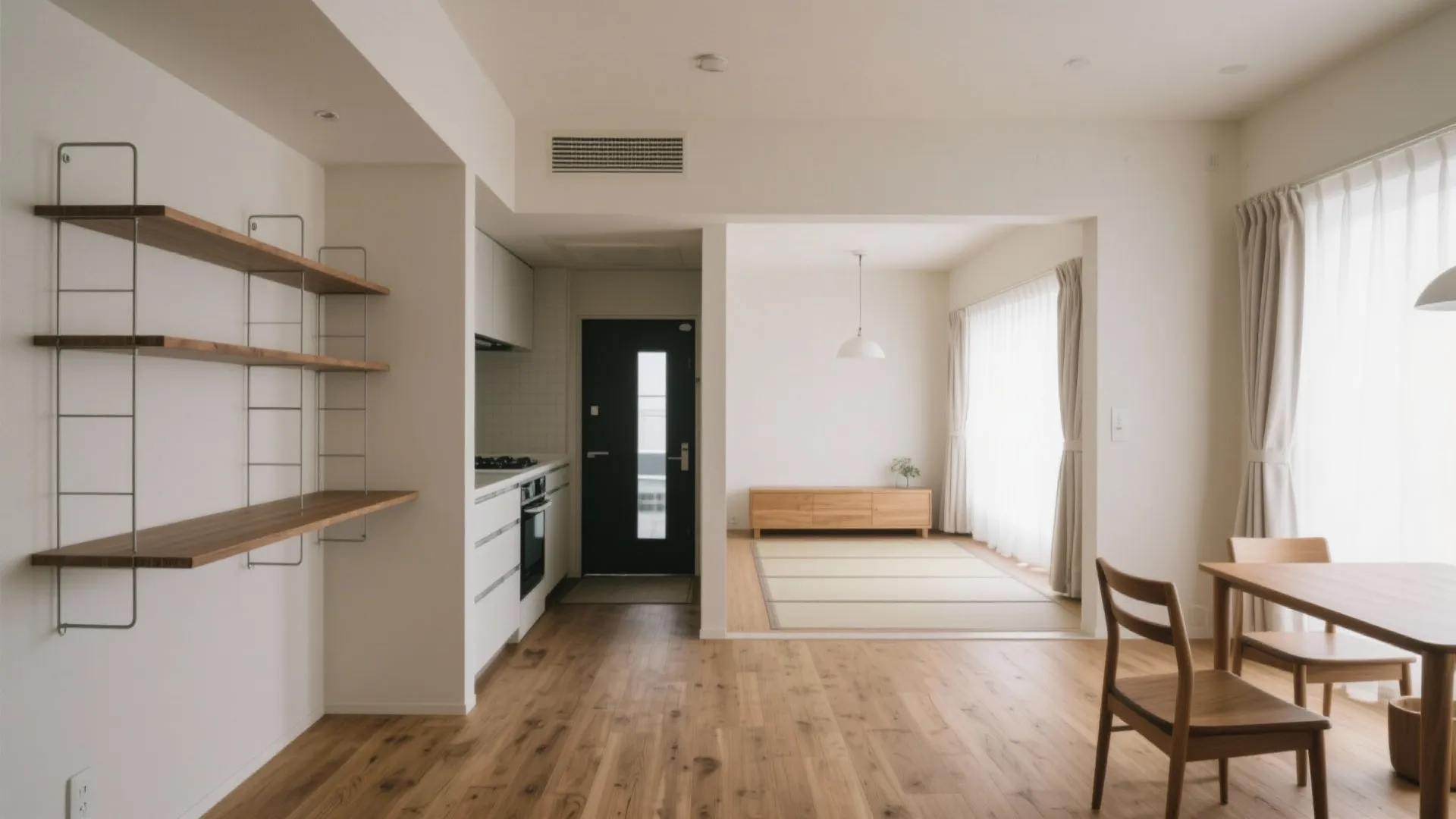 Tips 2: 1Kの動線設計—玄関からベッドまで“まっすぐ”が心地よい（動線計画）